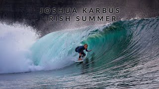 Joshua Karbus surfing summer waves in Ireland [upl. by Ruon834]