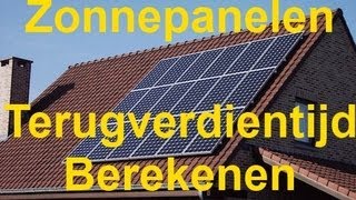 Zonnepanelen rendement [upl. by Annaierb]