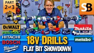 18v Drills  Best Flat Bit Performance Review [upl. by Iolanthe]