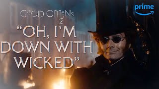 Aziraphale and Crowley Debate Gods Ineffable Plan  Good Omens  Prime Video [upl. by Joanna]