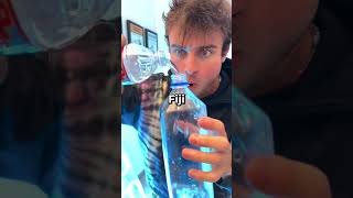 SWITCHING FIJI WITH REGULAR WATER PRANK 😂  shorts ￼ [upl. by Ailadi347]