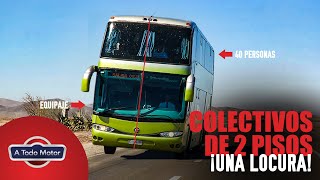 ¡La locura de los AUTOBUSES DE DOS PISOS en la región 🛑 [upl. by Kinzer]