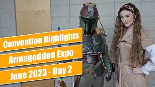 Armageddon Expo Auckland June 2023  Day 2 Highlights [upl. by Esma]