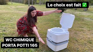 9 On a fait notre choix  WC chimique PORTA POTTI 165 [upl. by Drislane]