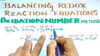 BCC 28183Balancing Redox EquationOxidation number method [upl. by Oiretule652]