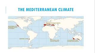 Warm Climates  Mediterranean Climate  Climates amp Human Activities [upl. by Guenevere]