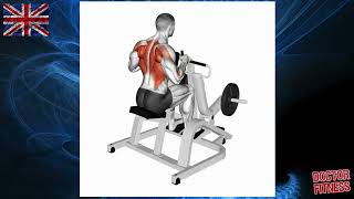 Seated Row Machine Neutral Grip backworkout backexercise seatedrow [upl. by Alleber]