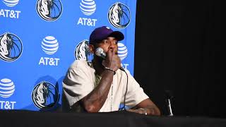 Dallas Mavs Kyrie Irving Postgame Interview vs Golden State Warriors April 2 2024 [upl. by Iru871]