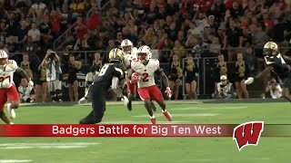 Badgers battle for Big Ten west [upl. by Gruver]