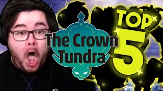 Top 5 Crown Tundra Pokémon Shiny Reactions [upl. by Arotahs73]