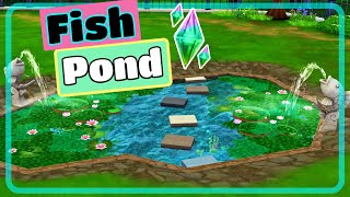 The Sims 4 Realistic Fish Pond Tutorial [upl. by Belanger]