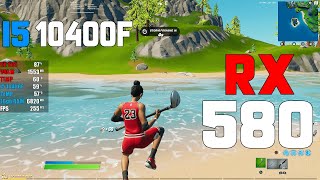 RX 580 4GB · I5 10400F  Fortnite Season 18 Performance Mode  1080p [upl. by Louisette]