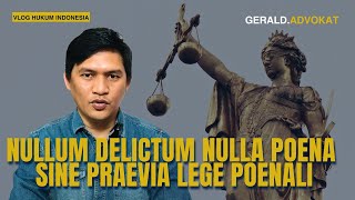 Nullum Delictum Nulla Poena Sine Praevia Lege Poenali [upl. by Ahsinor]