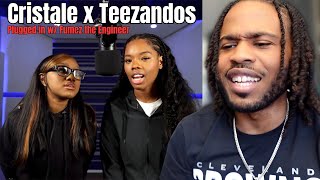 Cristale x Teezandos  Plugged In w Fumez The Engineer  MixtapeMadness REACTION [upl. by Chuah]