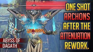 Warframe  ONESHOT ARCHONS AGAIN  Abyss of Dagath [upl. by Derej]