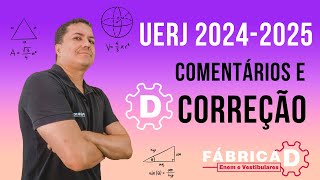 Gabarito UERJ 2025 1º EQ – Correção de prova AO VIVO [upl. by Sicard]