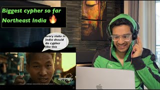 Northeast Cypher 2020  Indian Hiphop Cypher  Prod SPIDER Reaction and Review [upl. by Nottus]