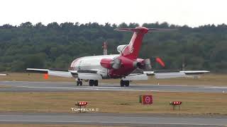 Boeing 727 powerful Jet Noise Shocking Spectators [upl. by Anaiv]