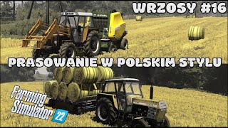 PRASOWANIE W POLSKIM STYLU 😍 WRZOSY 16😱 FS 22 😱 Polska Wieś bizon ursus [upl. by Nrehtak]