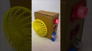 How to make a Table Fan with DC motor cardboard  Table fan making  Table Fan shorts [upl. by Westlund645]