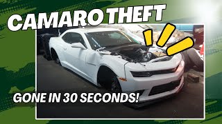 Camaro Theft  Gone in 30 Seconds [upl. by Dadinirt]