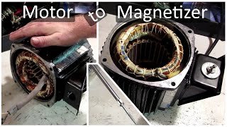 Gutted Electric Motor Into Magnetizer  Demagnetizer [upl. by Akima]