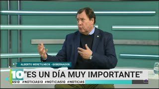 Noticias10 Mediodía hablamos en vivo con el Gobernador Alberto Weretilneck [upl. by Bicknell]