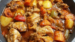 Chicken Afritada  Afritadang Manok  Cooking guide [upl. by Attevad52]