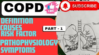 CHRONIC OBSTRUCTIVE PULMONARY DISEASE COPDDEFINITION RISK FACTORPATHOPHYSIOLOGY SYMPTOMS [upl. by Chapell]