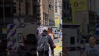 NYU Langone Health Ambulance Responding On 8th Avenue In Manhattan [upl. by Beverle179]