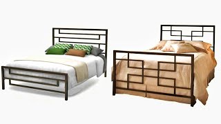 50 Modern Metal Bed Design Ideas 2021  Metal Furniture Ideas [upl. by Bergstein563]