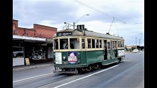 Melbourne Australia  Tram Routes 9 10 and 11  1990s [upl. by Eugenio429]