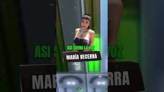 Así suena la voz de MARÍA BECERRA en BORRACHA Cuando le quitamos el BEAT [upl. by Socram]