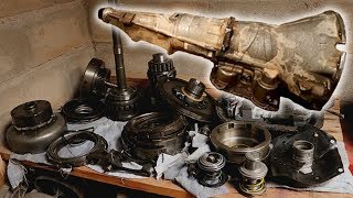 46RE Transmission Rebuild  The Disassembly  Part 1 [upl. by Gladwin]