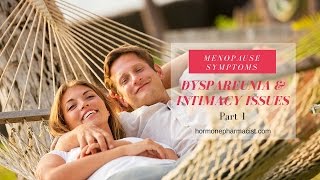 Dyspareunia Part 1 Treatment of Vaginal Menopause Symptoms [upl. by Aras764]