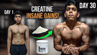 I TOOK CREATINE For 30 days amp My Life Changed  Massive FAST GAINS [upl. by Mcspadden53]