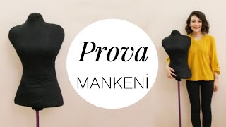 PROVA MANKENİ YAPIMI  DIY Duct Tape Mannequin [upl. by Keefer396]