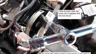 Cylinder Head Temperature Sensor Location and Removal Ford Mondeo TDCi 20 2004 [upl. by Ackerley228]