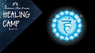 384Hz  Throat Chakra Healing Frequency  Tibetan Singing Bowls Therapy  Healing Camp Day 29 [upl. by Kerr]