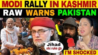 MODI RALLY IN KASHMIR  RAW WARNS PAKISTAN FOR NEXT AIRSTRIKE 😲 [upl. by Mira]