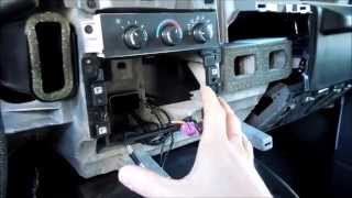 how to install a aftermarket radio and a alpine powerpack ktp 455u in a chevy express 2011 [upl. by Ahsuatan]