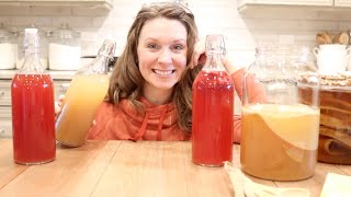 HOW TO MAKE FLAVORED KOMBUCHA AT HOME  the best way to flavor your kombucha  kombucha flavoring [upl. by Dane]