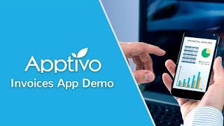 Apptivo  Invoices App Demo [upl. by Ailadgim]