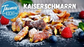 Kaiserschmarrn selber machen  schnell und einfach  Thomas kocht [upl. by Oile]