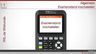 TI84 Plus CET Examenstand Aan [upl. by Bohrer]