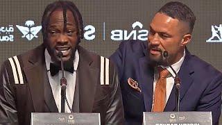 Deontay Wilder vs Joseph Parker • Full Press Conference amp Face Off Video [upl. by Yolande]