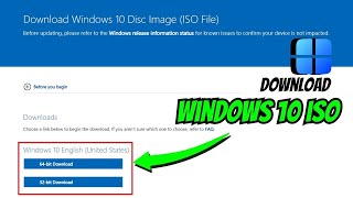 Hindi How to Download Windows 10 32bit64bit ISO image file from Microsofts Official website [upl. by Ralyt567]