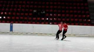 Stéphane Lambiel ice dancing in Oberstdorf [upl. by Yro]