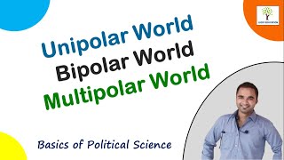 Unipolar Bipolar and Multipolar Polar World  Political Science [upl. by Waly445]