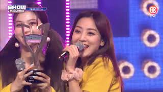 201104 TWICE quotI CANT STOP MEquot 1ST WIN  ENCORE on SHOW CHAMPION [upl. by Melise]